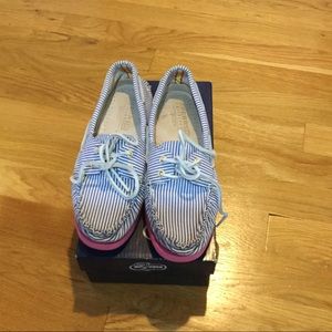 Striped sperry topsiders